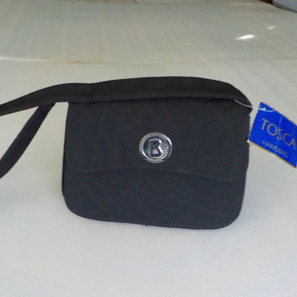 Tosca Black Fabric Shoulder Bag - Picture 4 of 8